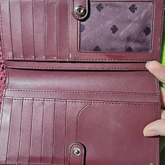 Kate Spade Cherrywood Large Slim Bifold Wallet - Picture 3 of 8